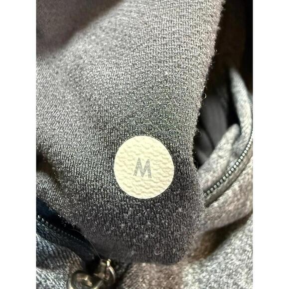 Lululemon Men's PrePost Jacket Heathered Black Gray Size M Full Zip - Picture 5 of 7